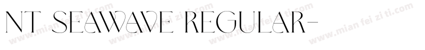 NT SEAWAVE REGULAR字体转换